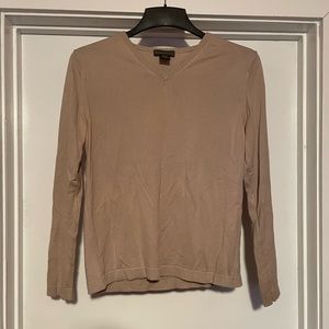 Tan Banana Republic V Sweater